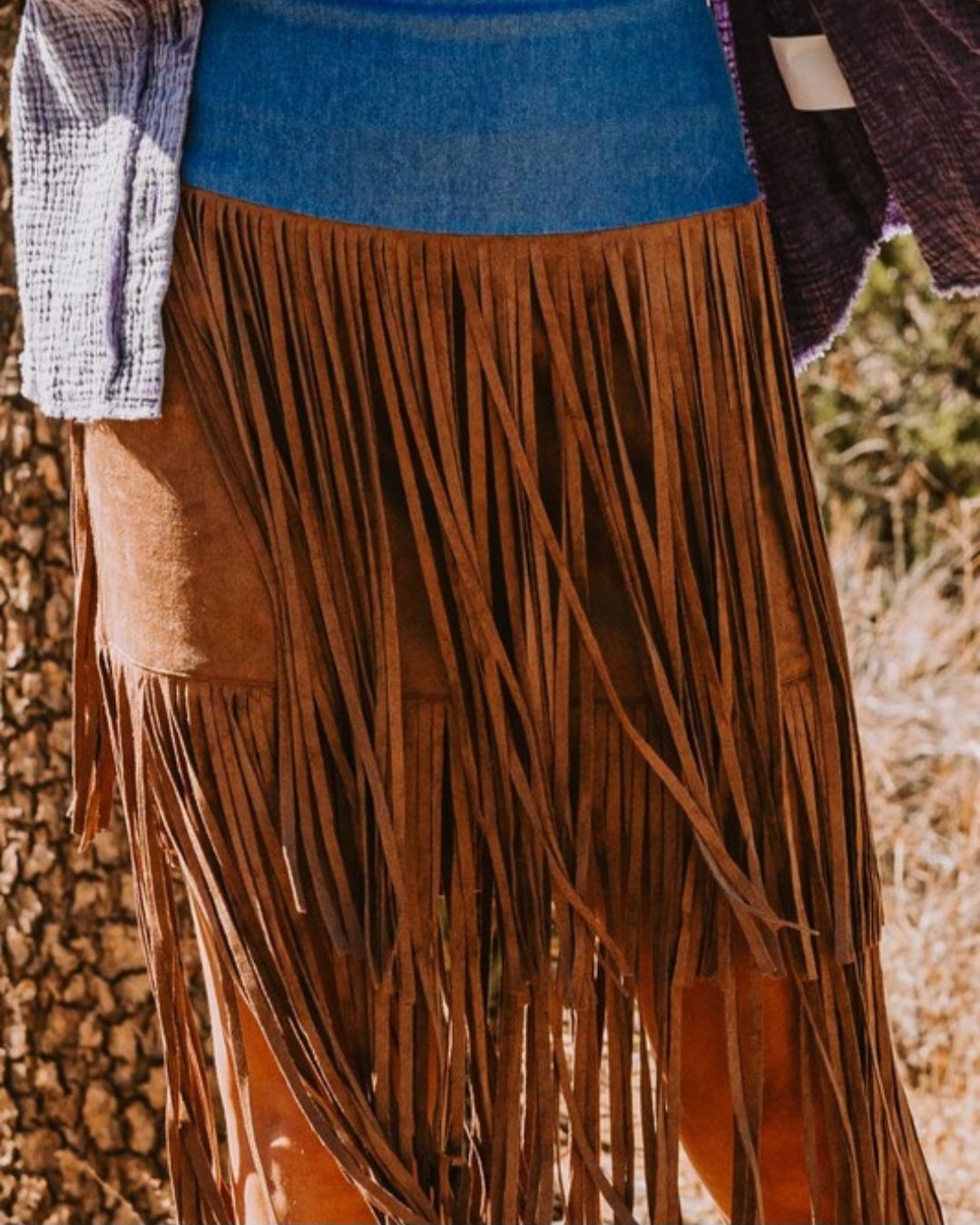 Flashy Fringe Skirt